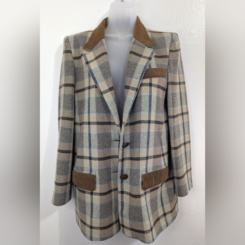 VTG Cashmere Italian Blazer Quiet Luxury Countryside Poetcore Preppy Academia 44